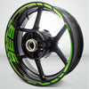 Motorcycle Rim Wheel Decal Accessory Sticker for Kawasaki Ninja 636 - Motorcycle stickers and decals