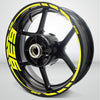 Motorcycle Rim Wheel Decal Accessory Sticker for Kawasaki Ninja 636 - Motorcycle stickers and decals