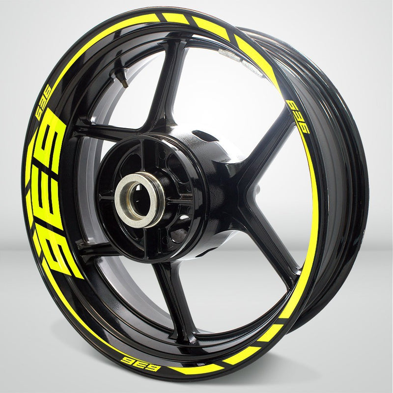Motorcycle Rim Wheel Decal Accessory Sticker for Kawasaki Ninja 636 - Motorcycle stickers and decals