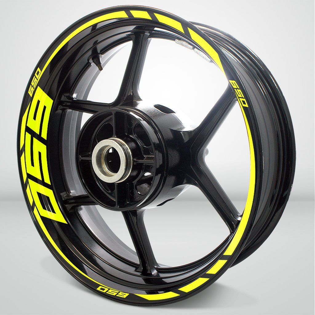 Motorcycle Rim Wheel Decal Accessory Sticker for Kawasaki Ninja 650 - Motorcycle stickers and decals