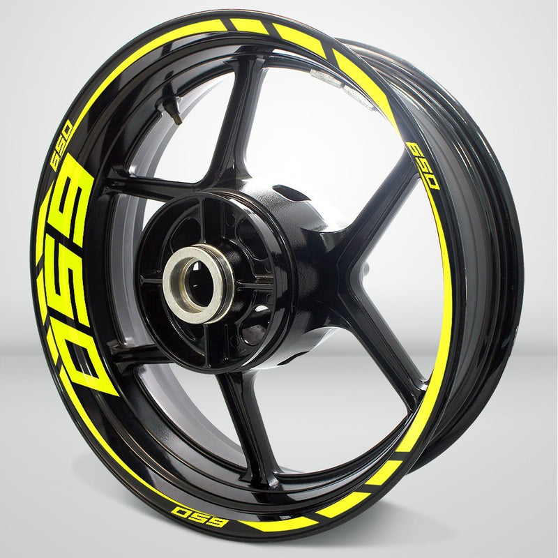 Motorcycle Rim Wheel Decal Accessory Sticker for Kawasaki Ninja 650 - Motorcycle stickers and decals