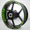 Motorcycle Rim Wheel Decal Accessory Sticker for Kawasaki Ninja 650 - Motorcycle stickers and decals
