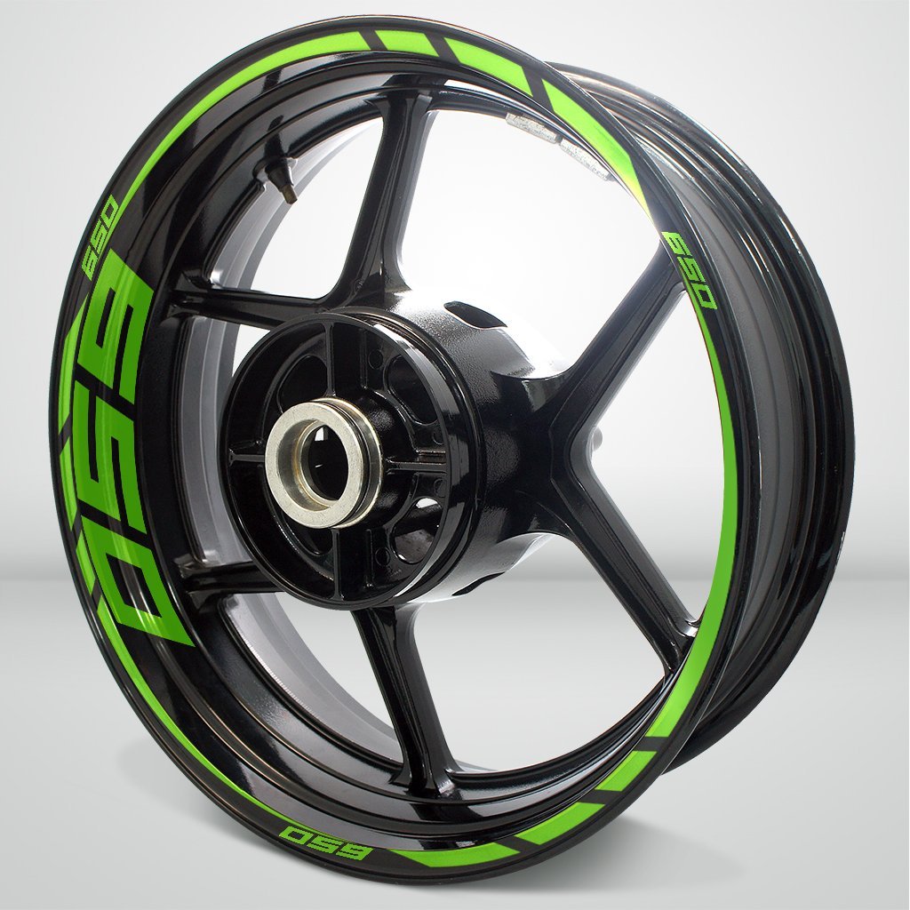 Motorcycle Rim Wheel Decal Accessory Sticker for Kawasaki Ninja 650 - Motorcycle stickers and decals