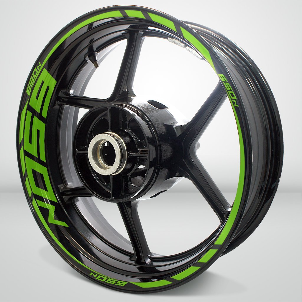 Motorcycle Rim Wheel Decal Accessory Sticker for Kawasaki Ninja 650N - Stickman Vinyls