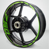 Motorcycle Rim Wheel Decal Accessory Sticker for Kawasaki Ninja 750 - Motorcycle stickers and decals