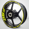 Motorcycle Rim Wheel Decal Accessory Sticker for Kawasaki Ninja 750 - Motorcycle stickers and decals