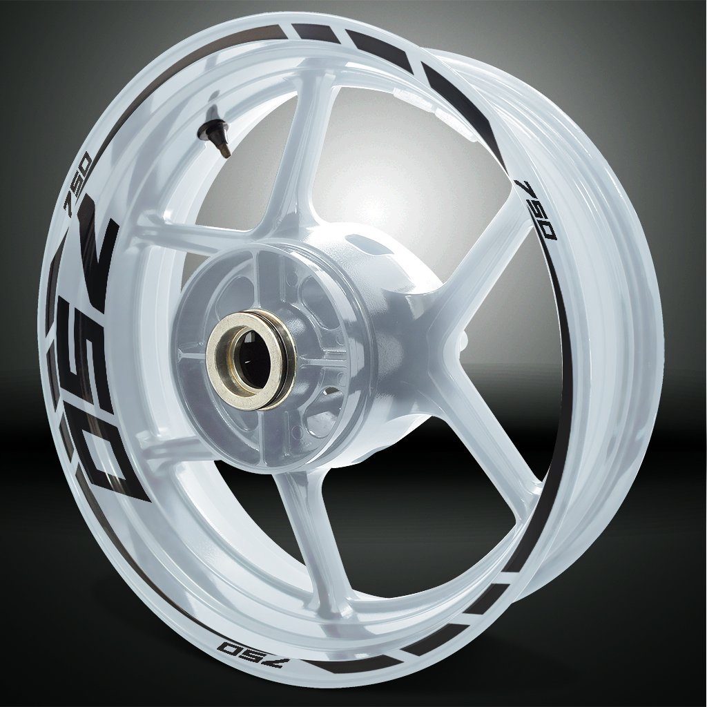 Motorcycle Rim Wheel Decal Accessory Sticker for Kawasaki Ninja 750 - Motorcycle stickers and decals