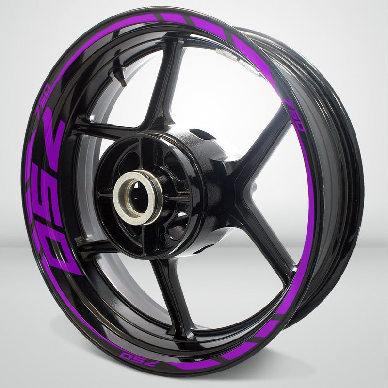 Motorcycle Rim Wheel Decal Accessory Sticker for Kawasaki Ninja 750 - Motorcycle stickers and decals