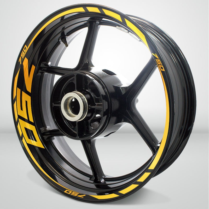 Motorcycle Rim Wheel Decal Accessory Sticker for Kawasaki Ninja 750 - Motorcycle stickers and decals