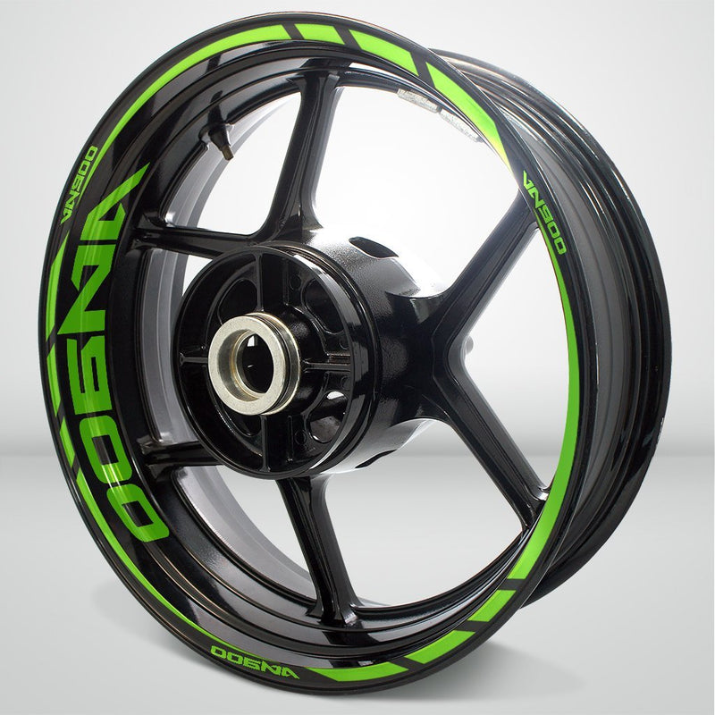 Motorcycle Rim Wheel Decal Accessory Sticker for Kawasaki Vulcan 900 VN900 - Motorcycle stickers and decals