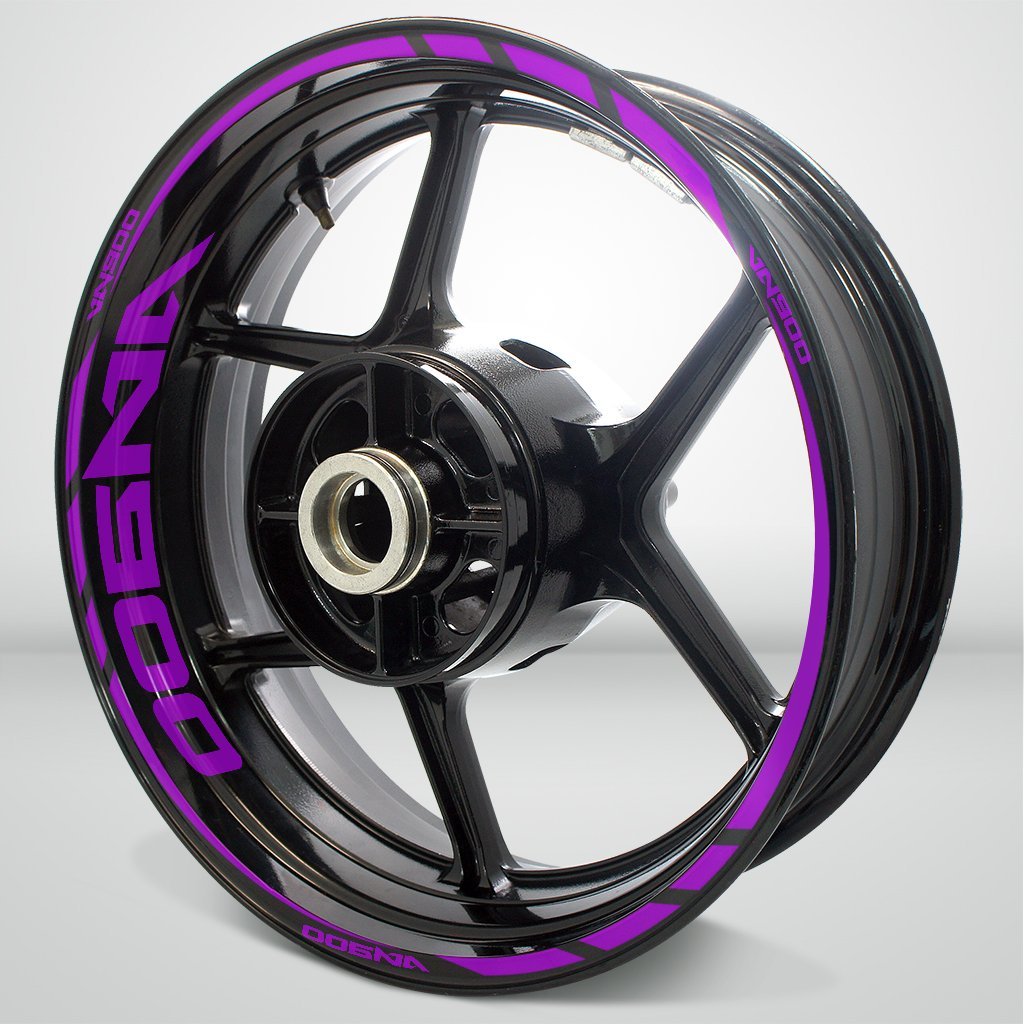 Motorcycle Rim Wheel Decal Accessory Sticker for Kawasaki Vulcan 900 VN900 - Motorcycle stickers and decals