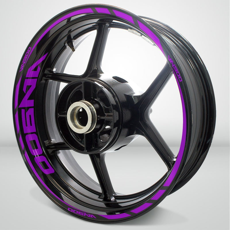 Motorcycle Rim Wheel Decal Accessory Sticker for Kawasaki Vulcan 900 VN900 - Motorcycle stickers and decals