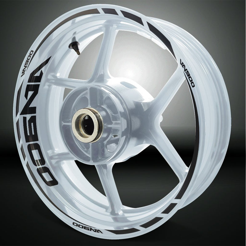 Motorcycle Rim Wheel Decal Accessory Sticker for Kawasaki Vulcan 900 VN900 - Motorcycle stickers and decals