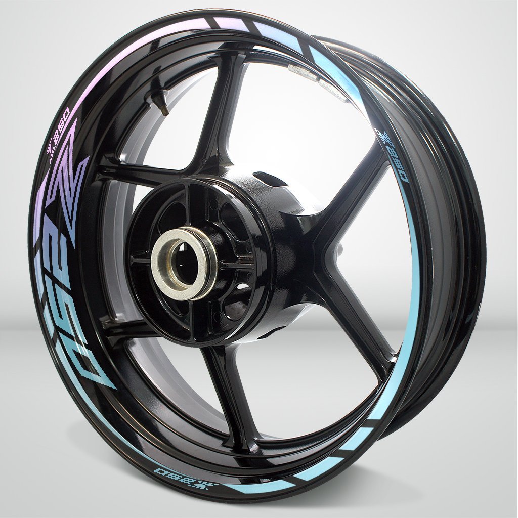 Motorcycle Rim Wheel Decal Accessory Sticker for Kawasaki Z250 - Motorcycle stickers and decals