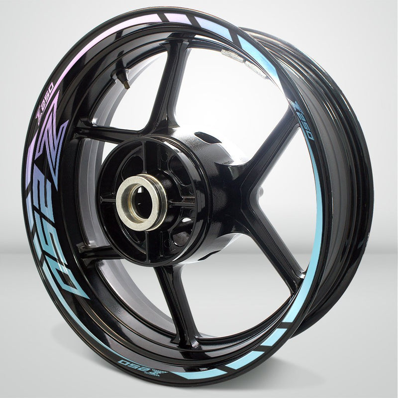 Motorcycle Rim Wheel Decal Accessory Sticker for Kawasaki Z250 - Motorcycle stickers and decals