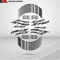 Motorcycle Rim Wheel Decal Accessory Sticker for Kawasaki Z750 - Motorcycle stickers and decals