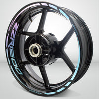 Motorcycle Rim Wheel Decal Accessory Sticker for Kawasaki ZZR 1200 - Motorcycle stickers and decals