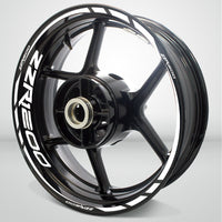 Motorcycle Rim Wheel Decal Accessory Sticker for Kawasaki ZZR 1200 - Motorcycle stickers and decals