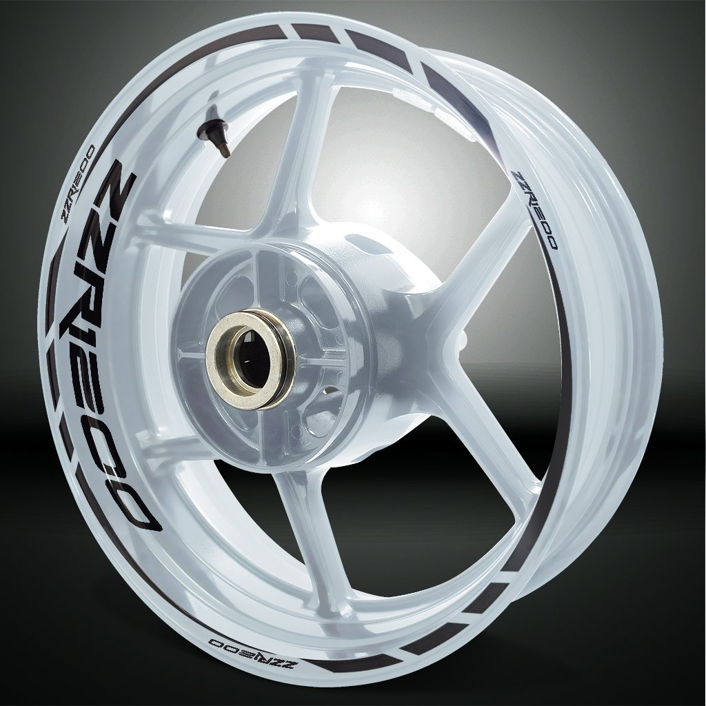 Motorcycle Rim Wheel Decal Accessory Sticker for Kawasaki ZZR 1200 - Motorcycle stickers and decals