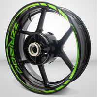 Motorcycle Rim Wheel Decal Accessory Sticker for Kawasaki ZZR 1200 - Motorcycle stickers and decals