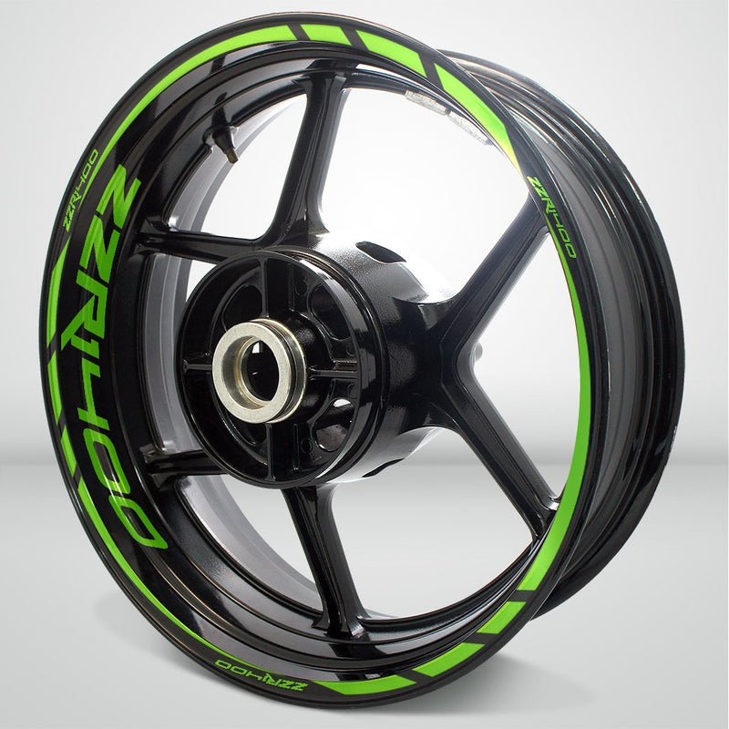 Motorcycle Rim Wheel Decal Accessory Sticker for Kawasaki ZZR 1400 - Motorcycle stickers and decals