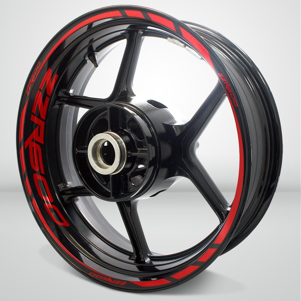 Motorcycle Rim Wheel Decal Accessory Sticker for Kawasaki ZZR 600 - Stickman Vinyls