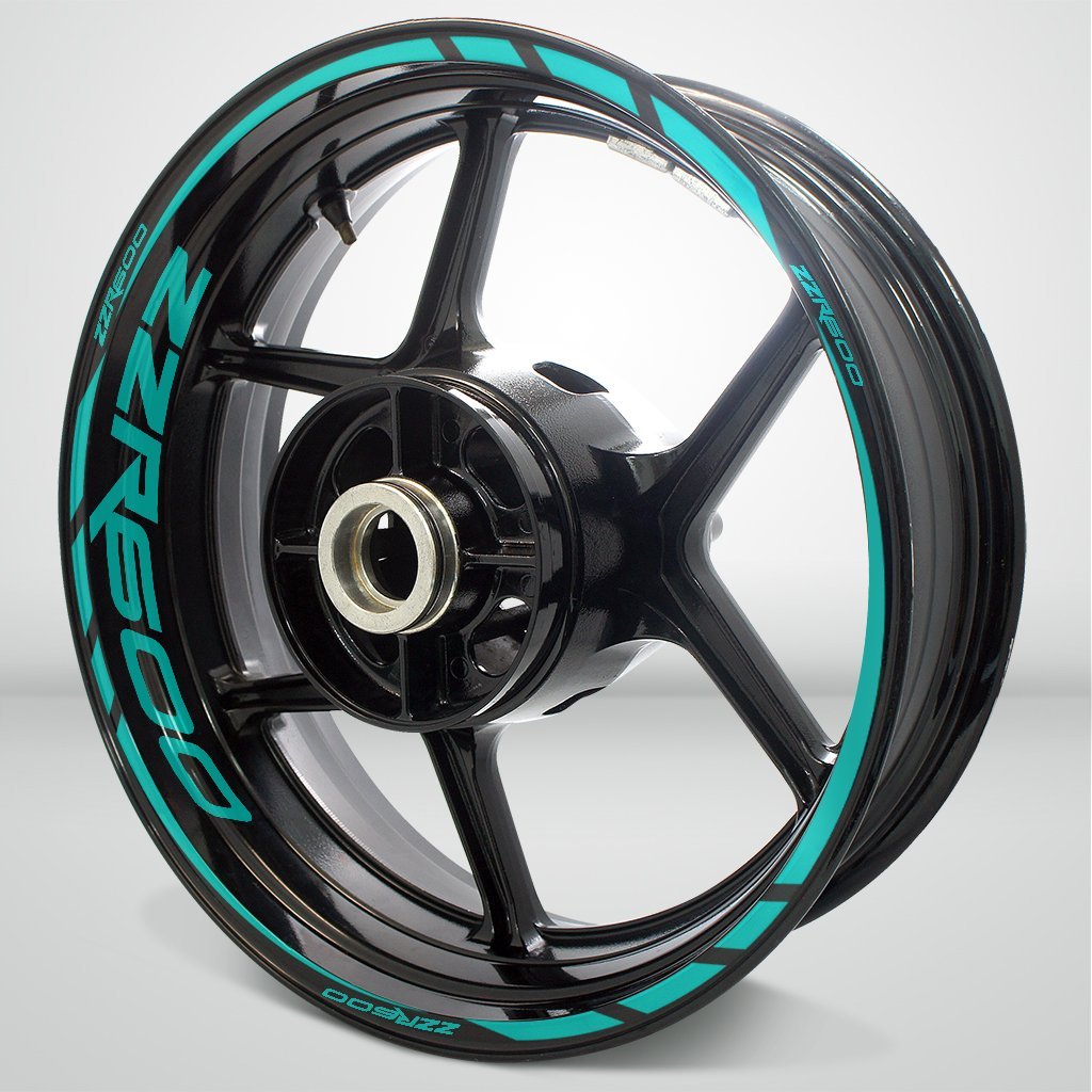 Motorcycle Rim Wheel Decal Accessory Sticker for Kawasaki ZZR 600 - Stickman Vinyls