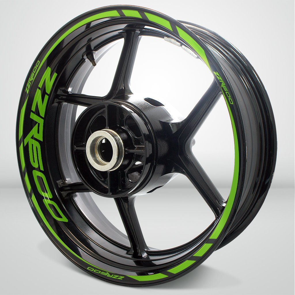 Motorcycle Rim Wheel Decal Accessory Sticker for Kawasaki ZZR 600 - Stickman Vinyls