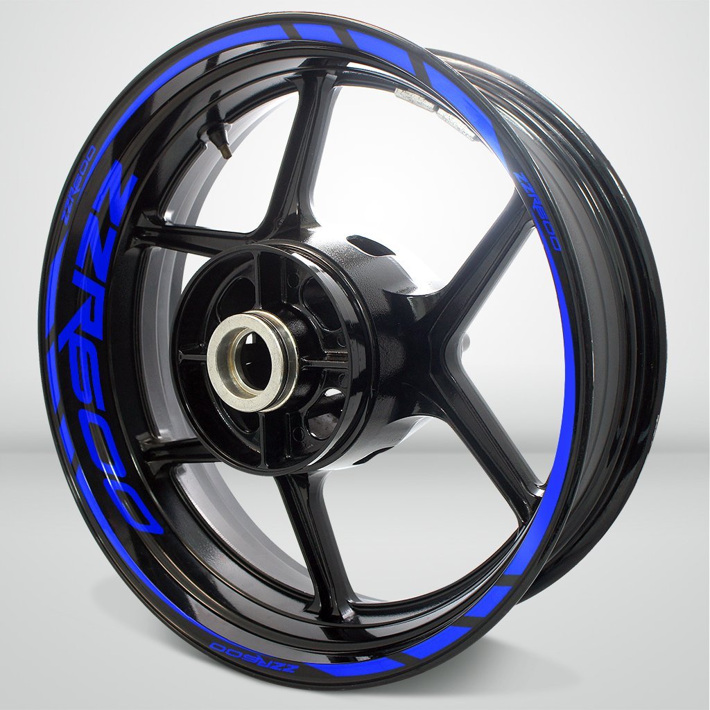 Motorcycle Rim Wheel Decal Accessory Sticker for Kawasaki ZZR 600 - Stickman Vinyls