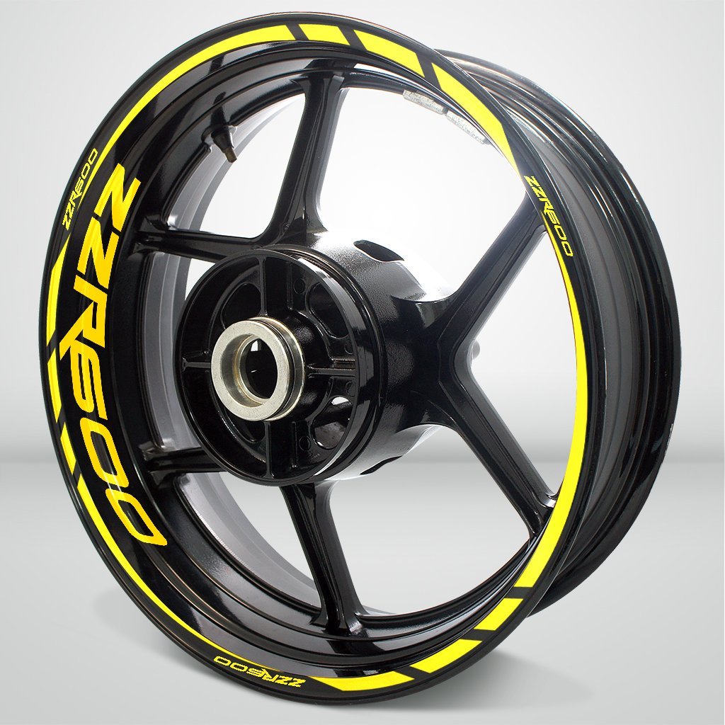 Motorcycle Rim Wheel Decal Accessory Sticker for Kawasaki ZZR 600 - Stickman Vinyls