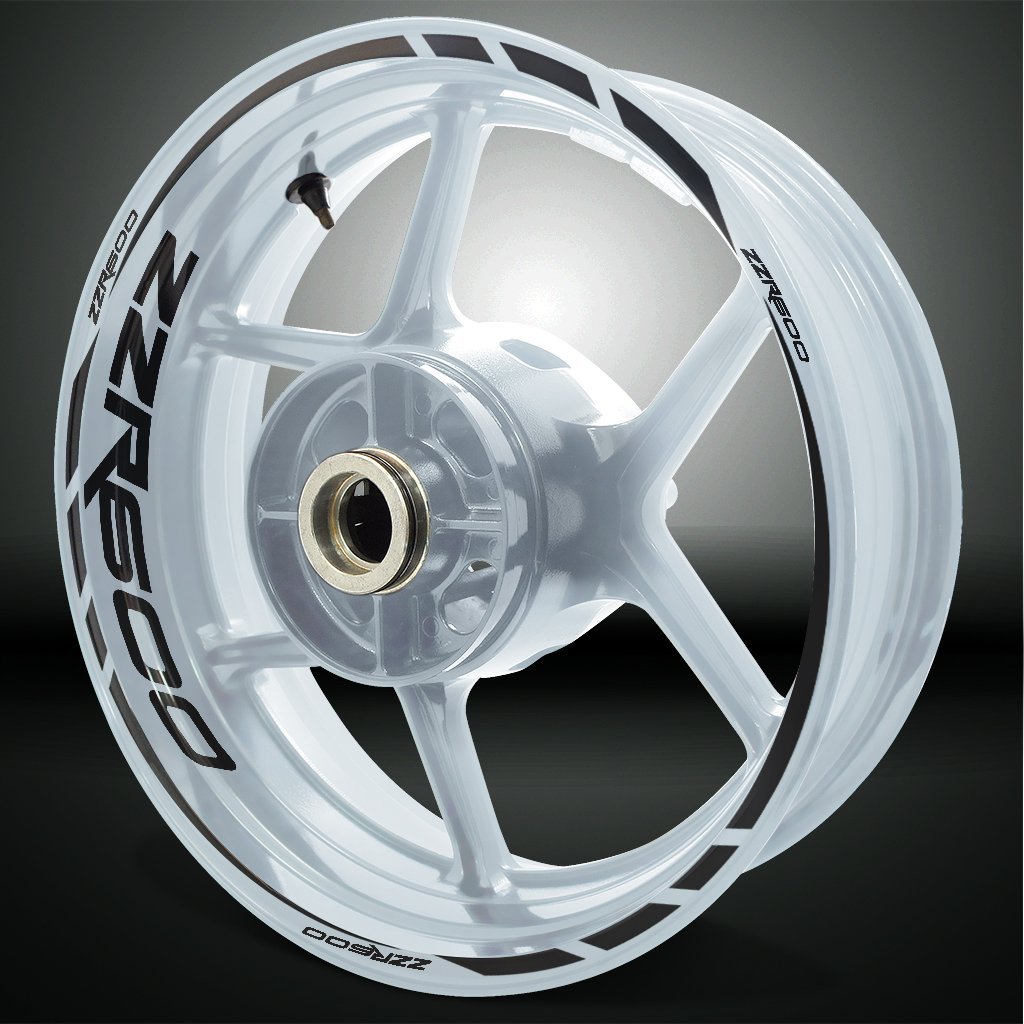 Motorcycle Rim Wheel Decal Accessory Sticker for Kawasaki ZZR 600 - Stickman Vinyls