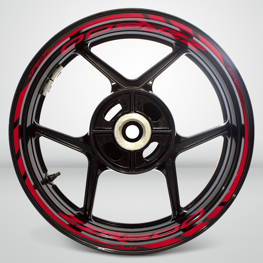 Motorcycle Rim Wheel Decal Accessory Sticker for Kawasaki ZZR 600 - Stickman Vinyls