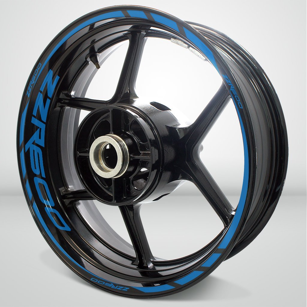 Motorcycle Rim Wheel Decal Accessory Sticker for Kawasaki ZZR 600 - Stickman Vinyls