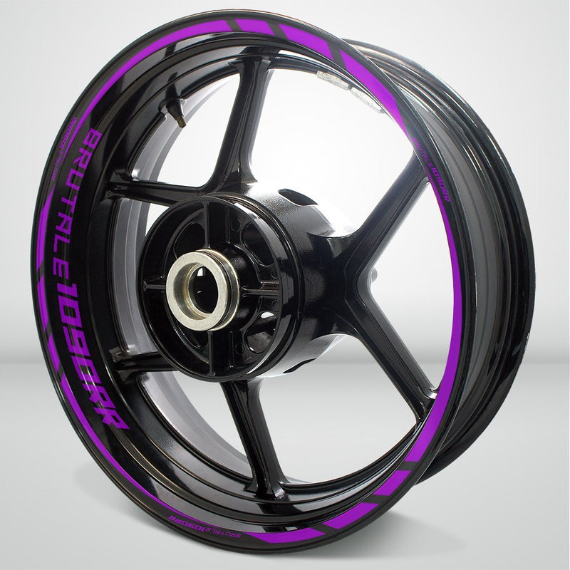 Motorcycle Rim Wheel Decal Accessory Sticker for MV Agusta Brutale 1090RR - Motorcycle stickers and decals