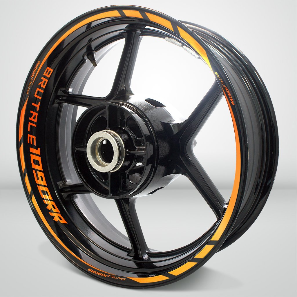 Motorcycle Rim Wheel Decal Accessory Sticker for MV Agusta Brutale 1090RR - Motorcycle stickers and decals