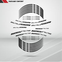 Motorcycle Rim Wheel Decal Accessory Sticker for MV Agusta Brutale 1090RR - Motorcycle stickers and decals