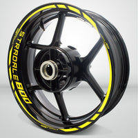 Motorcycle Rim Wheel Decal Accessory Sticker for MV Agusta Stradale 800 - Motorcycle stickers and decals