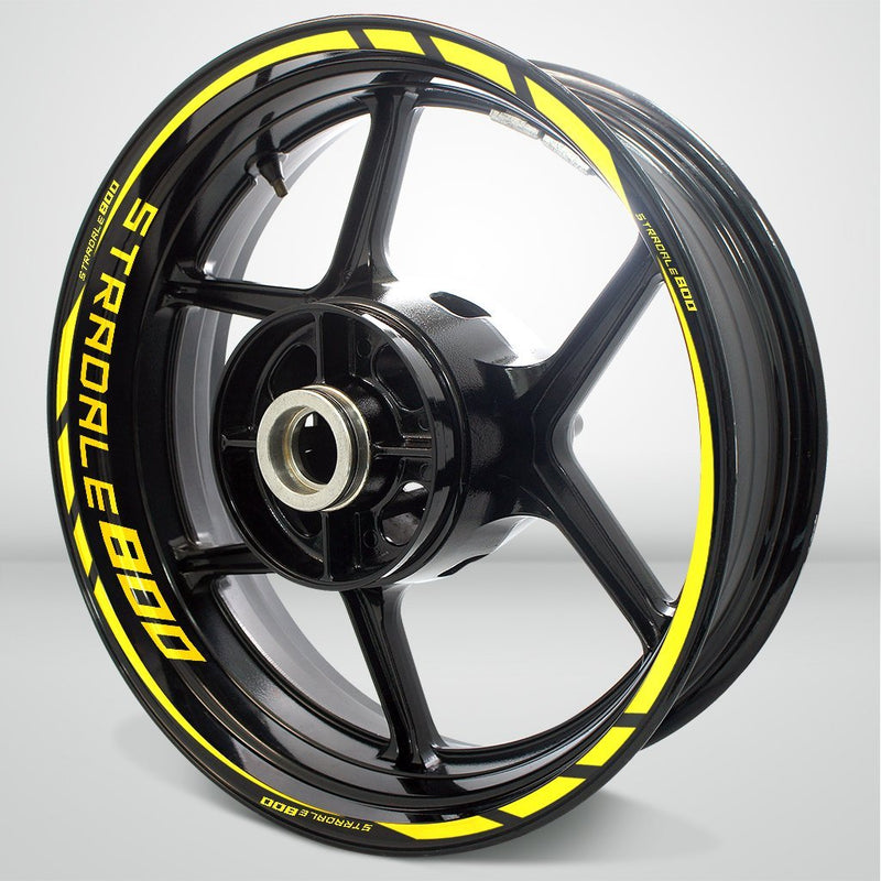 Motorcycle Rim Wheel Decal Accessory Sticker for MV Agusta Stradale 800 - Motorcycle stickers and decals