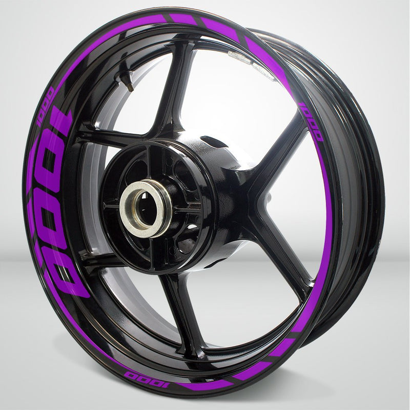 Motorcycle Rim Wheel Decal Accessory Sticker for Suzuki 1000 - Motorcycle stickers and decals