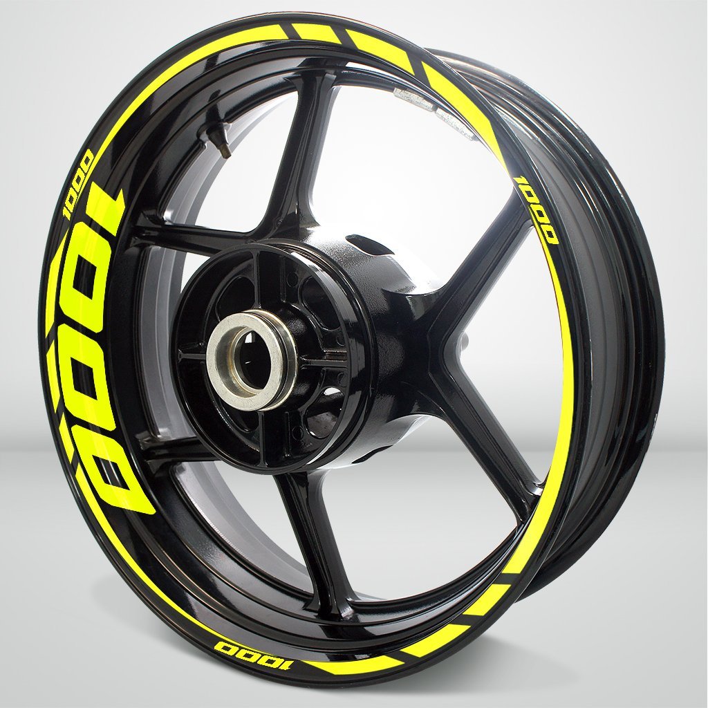 Motorcycle Rim Wheel Decal Accessory Sticker for Suzuki 1000 - Motorcycle stickers and decals