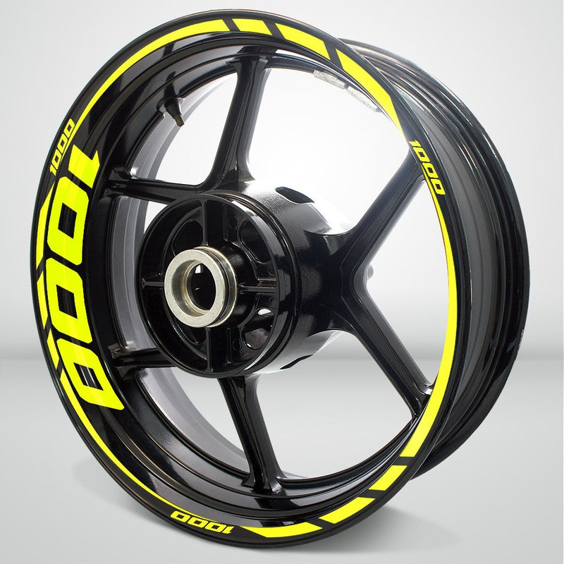 Motorcycle Rim Wheel Decal Accessory Sticker for Suzuki 1000 - Motorcycle stickers and decals