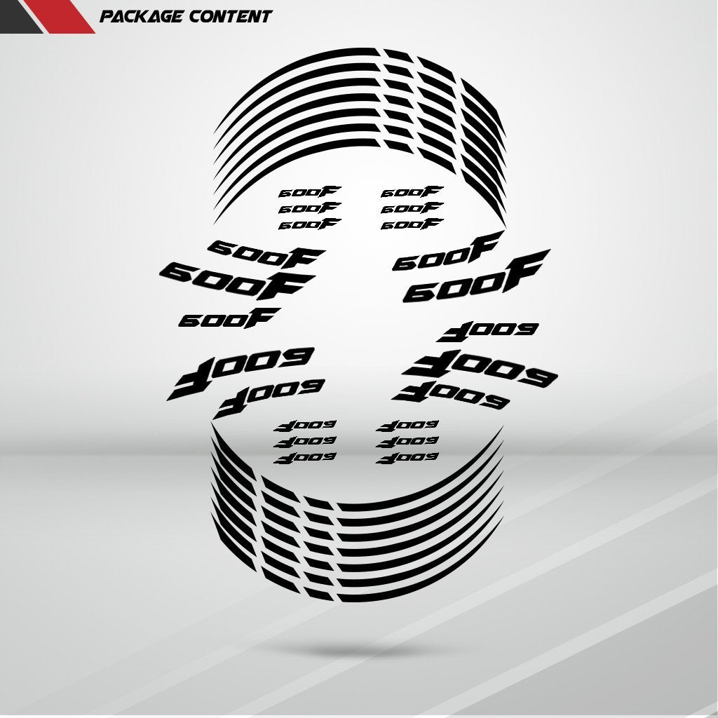 Motorcycle Rim Wheel Decal Accessory Sticker for Suzuki 600F - Stickman Vinyls