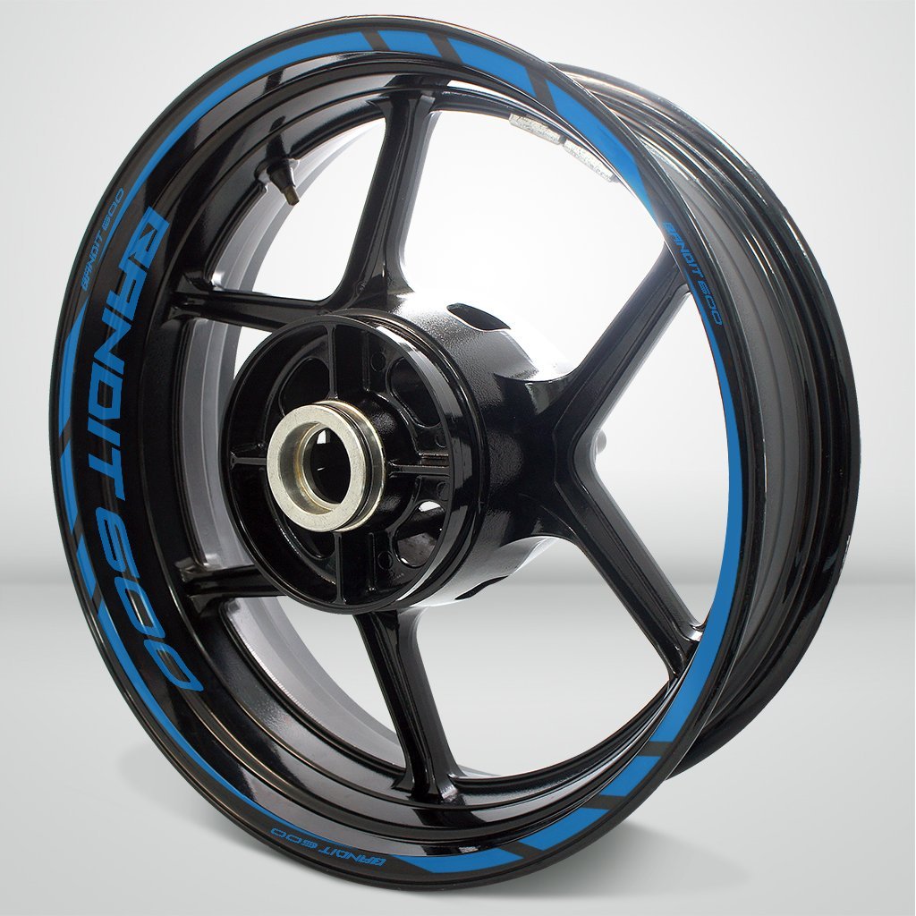 Motorcycle Rim Wheel Decal Accessory Sticker for Suzuki Bandit 600 - Motorcycle stickers and decals