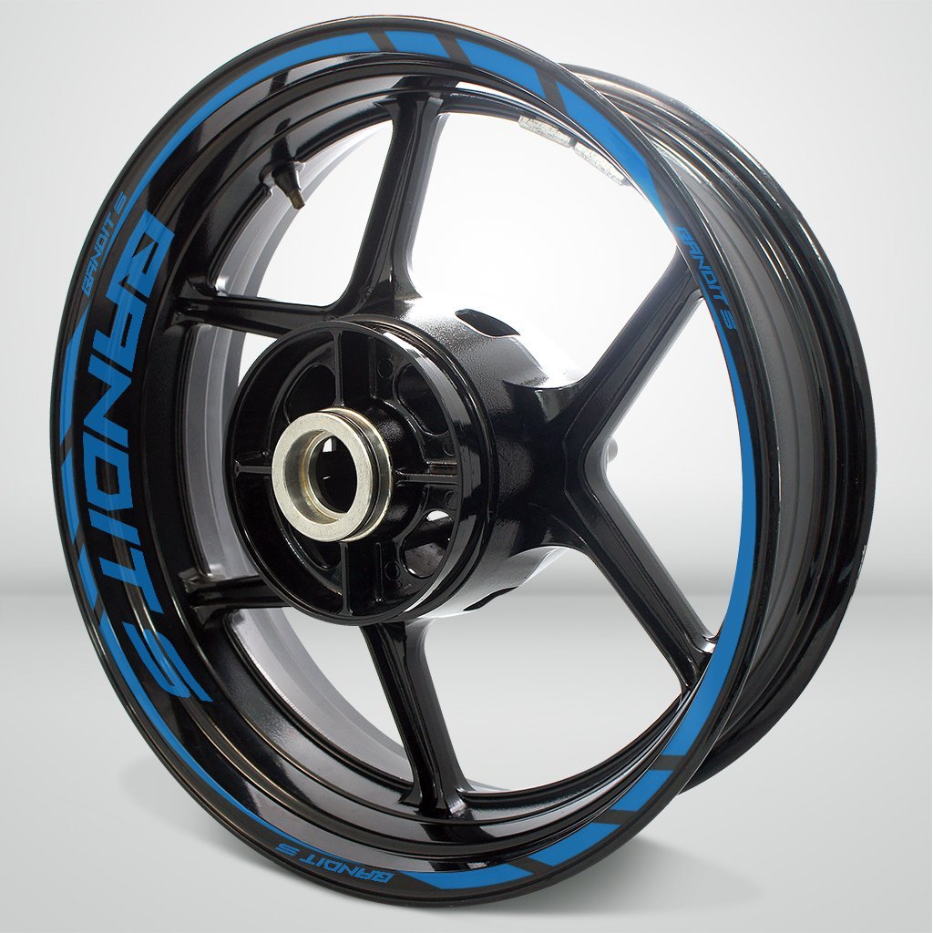 Motorcycle Rim Wheel Decal Accessory Sticker for Suzuki Bandit S - Stickman Vinyls