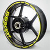 Motorcycle Rim Wheel Decal Accessory Sticker for Suzuki GS 500R - Motorcycle stickers and decals