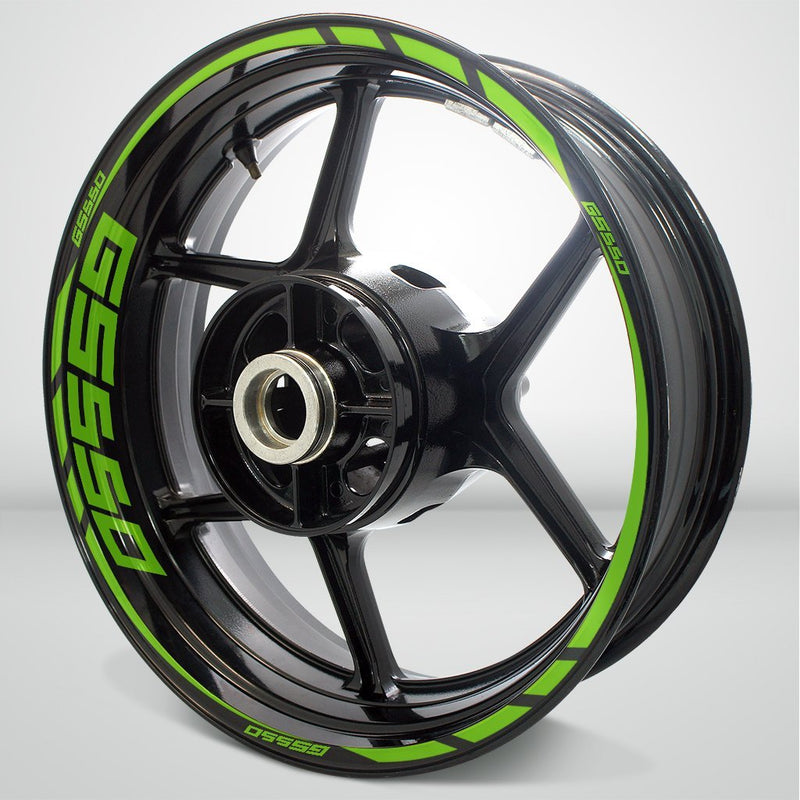 Motorcycle Rim Wheel Decal Accessory Sticker for Suzuki GS 550 - Motorcycle stickers and decals