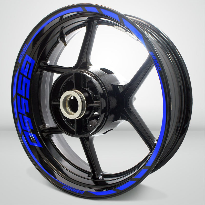 Motorcycle Rim Wheel Decal Accessory Sticker for Suzuki GS 550 - Motorcycle stickers and decals