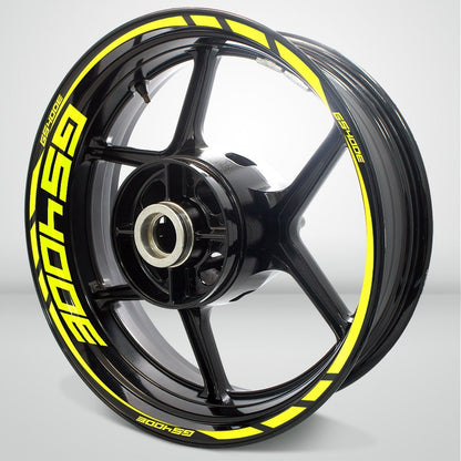 Motorcycle Rim Wheel Decal Accessory Sticker for Suzuki GS400E Slingshot - Stickman Vinyls