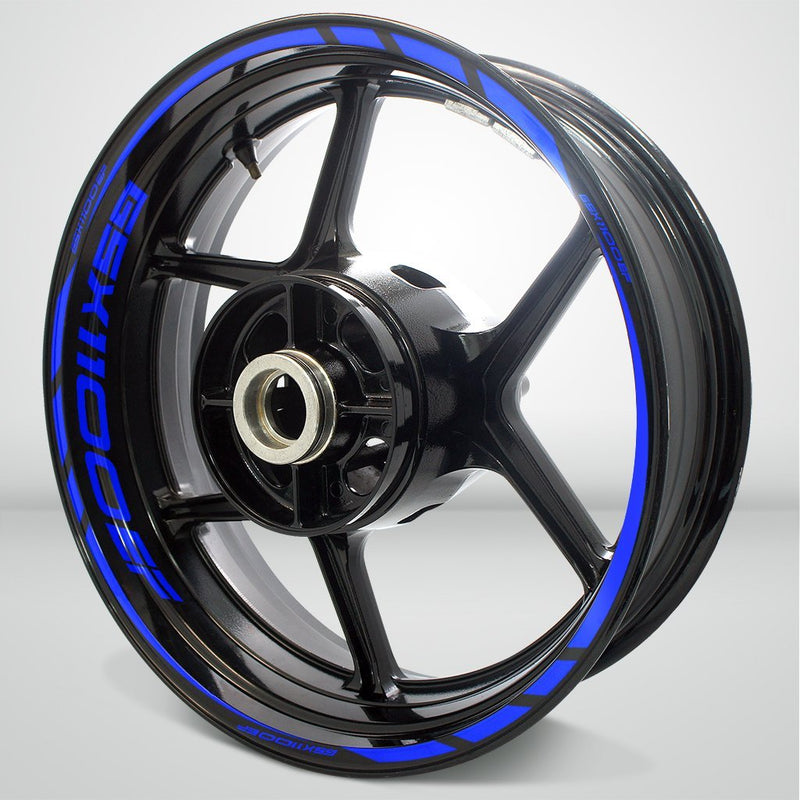 Motorcycle Rim Wheel Decal Accessory Sticker for Suzuki GSX 1100EF - Motorcycle stickers and decals