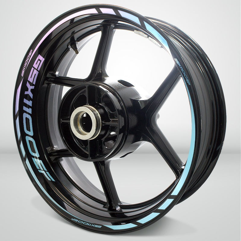 Motorcycle Rim Wheel Decal Accessory Sticker for Suzuki GSX 1100EF - Motorcycle stickers and decals